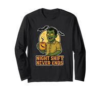 Night Shift Never Ends Long Sleeve T-Shirt
