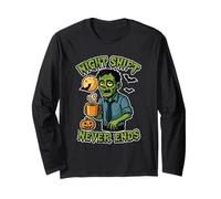 Night Shift Never Ends Zombie Long Sleeve T-Shirt