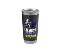 Night Shift Nurse Gym Funny Workout Healthcare Stainless Steel Insulated Tumbler