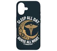 Night Shift Nurse Moon Overnight RN Case for iPhone 17
