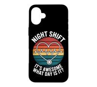 Night Shift Nurse Nursing RN CNA Night Shift Nurse Case for iPhone 16 Plus