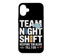 Night Shift Nurse Nursing RN CNA Night Shift Nurse Case for iPhone 16 Plus
