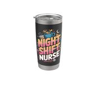 Night Shift Nurse RN Nursing Stainless Steel Insulated Tumbler