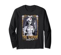 Night Shift Nurse Skeleton The 12 Hour Shift Long Sleeve T-Shirt