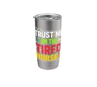 Night Shift Nurse Tired Nurse RN Coffee Surviving Shift Stainless Steel Insulated Tumbler