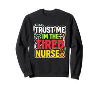 Night Shift Nurse Tired Nurse RN Coffee Surviving Shift Sweatshirt