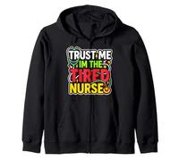 Night Shift Nurse Tired Nurse RN Coffee Surviving Shift Zip Hoodie