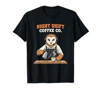 Night Shift Owl Coffee Barista T-Shirt