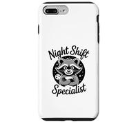 Night Shift Specialist Funny Trash Panda Raccoon Meme Case for iPhone 7 Plus/8 Plus
