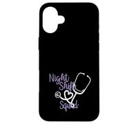 Night Shift Squad Nurse Doctor Labor & Delivery ER Case for iPhone 16 Plus