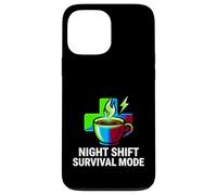 Night Shift Survival Mode Nurse Medical Coffee Case for iPhone 13 Pro Max