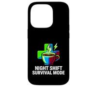 Night Shift Survival Mode Nurse Medical Coffee Case for iPhone 14 Pro