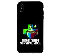 Night Shift Survival Mode Nurse Medical Coffee Case for iPhone XS Max