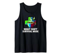 Night Shift Survival Mode Nurse Medical Coffee Tank Top