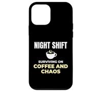 Night Shift Surviving On Coffee And Chaos Clinical Nurse Case for iPhone 12 mini