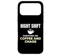 Night Shift Surviving On Coffee And Chaos Clinical Nurse Case for iPhone 17 Pro Max