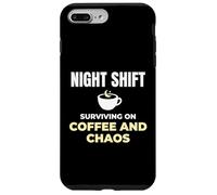 Night Shift Surviving On Coffee And Chaos Clinical Nurse Case for iPhone 7 Plus/8 Plus