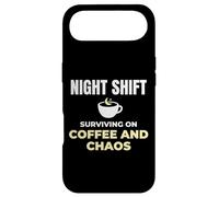 Night Shift Surviving On Coffee And Chaos Clinical Nurse Case for iPhone Air