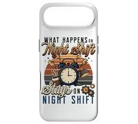 Night Shift Worker Humor What Happens On Night Shift Case for iPhone Air