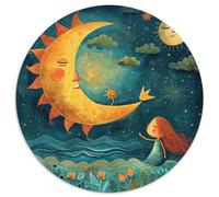 Night Sky 1000 Piece Jigsaw Puzzle for Kids And Adults Fantasy Style Brainteasing Jigsaws Educational Games Fun Present & Activity 1000pcs (67.5x67.5cm)