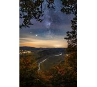 Night sky and earth-1500-Piece Puzzle Game for Adults: DIY Skill Game, Colorful Puzzle Game (14 years+)