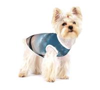 Night Sky and Trees print Tshirts for Small Dogs Dog's Fashion Shirt Breathable Sleeveless Shirts for Small Dogs