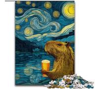Night Sky Frog 1000 Piece Jigsaw Puzzles for Adults & Teens, Brain Intelligence Challenge Addictive Toys for Home Decoration (50x75cm)