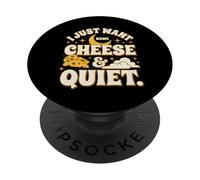 Night Sky I Just Want Some Cheese And Quiet PopSockets Adhesive PopGrip