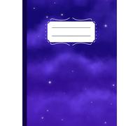 Night Sky Journal, Aesthetic Notebook, Pretty Sketch Book, 160 Pages, 8.25x11 Hardcover Journal