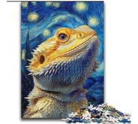 Night Sky Lizard Jigsaw Puzzles for Teenagers 2000 Pieces, Relax Games Enhance Love between Couples for Age 14 (70x100cm)