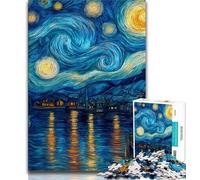 Night Sky Night Sky Puzzles for Teenagers Teens 1000pc Puzzle,Stress Reliever Staycation Kill Time with Matching Poster And Trivia Sheet 50x75cm