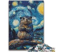 Night Sky Otter Jigsaw Puzzles for Teenagers 2000 Pieces,Learning Educational Toy for Is Ideal As A Gift for The Whole Family (70X100cm)