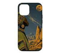 Night Sky Over Rocky Desert Formations Case for iPhone 12/12 Pro