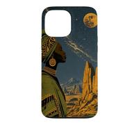 Night Sky Over Rocky Desert Formations Case for iPhone 13 Pro Max