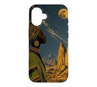 Night Sky Over Rocky Desert Formations Case for iPhone 16