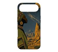 Night Sky Over Rocky Desert Formations Case for iPhone Air