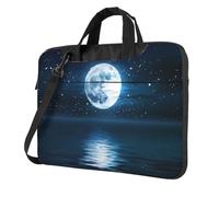 Night Sky Printed Waterproof Laptop Case Ultra-Thin Portable One-Shoulder Laptop Bag 600d Oxford 13in/14in/15.6in