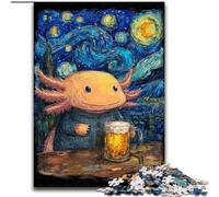 Night Sky Salamander Jigsaw Puzzles for Teenagers 1000, Family Entertainment Toys Is Ideal As A Gift for The Whole Family (26x38cm)