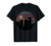 Night Sky Skyline Skyscrapers Architect Skyscraper Day T-Shirt