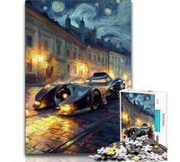 Night Sky Sports Car Jigsaw Puzzles for Adults 1000 Piece Puzzle,Learning Educational Toy for Is Ideal As A Gift for The Whole Family (75x50cm)