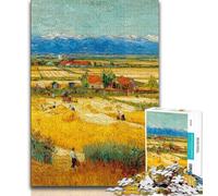 Night Sky-style Wheat Field 1000 Pieces Jigsaw Puzzles for Adults And Teens,Help The Brain Exercise Addictive Toys to Cultivate Patience Great Gift (50x75cm)