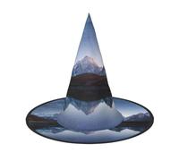 Night Sky With Milky Way Halloween Witch Hat Halloween Costumes For Women Men Witch Hats Fancy Dress