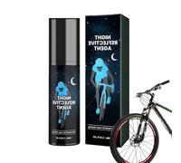 Night Spray, 100ml Reflective Glow Paint, Glow in The Dark Spray Paint, High Visibility Vibrant SprayPaint, Long Lasting Reflective NightSpray Paints for Clothes Fabric, Bicycle, Skateboard