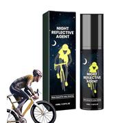 Night Spray Paint, Reflective Spray Paint - 100ml Glow in The Dark Paint for Night Riding - Long Lasting Glow Paint for Clothes, Bicycles