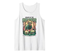 Night Stalker Horned Monster Halloween Art Tank Top