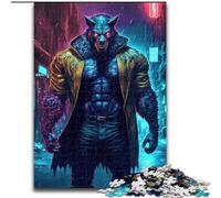 Night Stalker Werewolf Puzzles for Adults And Teenagers, Challenging Game Gifts for Is Ideal As A Gift for The Whole Family (50x75cm)