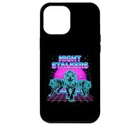 Night Stalkers Retrowave Synthwave 80s Tiger Prowl Case for iPhone 12 Pro Max