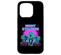 Night Stalkers Retrowave Synthwave 80s Tiger Prowl Case for iPhone 15 Pro