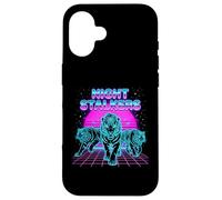 Night Stalkers Retrowave Synthwave 80s Tiger Prowl Case for iPhone 16