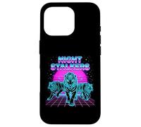 Night Stalkers Retrowave Synthwave 80s Tiger Prowl Case for iPhone 16 Pro